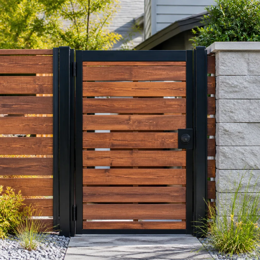 Wood & steel frame